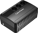 1000449159 ИБП CyberPower BU600E, Line-Interactive, 600VA/360W, 3 Schuko розетки, Black, 0.28х0.14х0.23м., 4.4кг. UPS Line-Interactive CyberPower BU600E 600VA