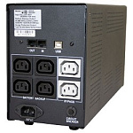 1239389 PowerCom Imperial IMD-1200AP ИБП {Line-Interactive, 1200VA / 720W, Tower, 6 xC13: 4 с резервным питанием + 2 с фильтрацией, LCD, USB} (507311)