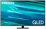 1834010 Телевизор QLED Samsung 65" QE65Q80AAUXRU Series 8 черненое серебро 4K Ultra HD 120Hz DVB-T2 DVB-C DVB-S2 WiFi Smart TV (RUS)