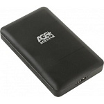 1628296 Корпус AGESTAR 3UBCP3 (BLACK) USB 3.0 Внешний 2.5" SATAIII HDD/SSD USB 3.0, пластик, черный, безвинтовая конструкция