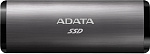 1000582965 Твердотельный накопитель/ ADATA External SSD SE760, 256GB, Type-C, USB 3.2 Gen2, R/W 1000/800 MB/s, 122x44x14mm, Titan-Gray (3 года)