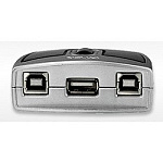 1170625 ATEN US221A-A(7) KVM-переключатель, USB, 2> 1 устройства/порта/port, с 1 шнуром A>B Male, (USB 2.0)