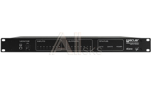 117326 Цифровая аудио матрица ECLER [MIMO4040DN-Б/У] 40х40, 8 мик/лин баланс входа,8 баланс вых., 32x32 Dante,Ethernet и RS-232 порты, 8 GPO портов для внеш
