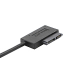 1719605 ORIENT UHD-300SL, адаптер USB 2.0 to Slimline SATA, для оптических приводов ноутбука, двойной USB кабель (30831)