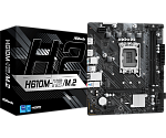 Материнская плата ASROCK H610M-H2/M.2, LGA1700, H610, 2*DDR4, 4*SATA, 1*M.2, 2*USB 3.2, 4*USB 2.0, 1*PCIx16, 1*PCIx1, 2*HDMI, mATX