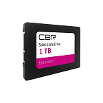 1859216 SSD CBR SSD-001TB-2.5-EX21, Внутренний SSD-накопитель, серия "Extra", 1024 GB, 2.5", SATA III 6 Gbit/s, Phison PS3112-S12, 3D TLC NAND, DRAM, R/W speed up