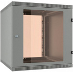 1777584 Шкаф коммутационный NT WALLBOX LIGHT 9-65 G (176968) настенный 9U 600x520мм пер.дв.стекл несъемн.бок.пан. направл.под закл.гайки 40кг серый 470мм 19.5