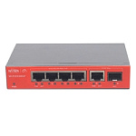 WI-PCES306GF настраиваемый PoE 60Вт, порты 4 PoE GE + 1GE + 1SFP, Easy Smart WI-PCES306GF настраиваемый PoE 60Вт, порты 4 PoE GE + 1GE + 1SFP, Easy Smart