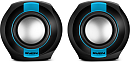 1000370610 SVEN 150, чёрный-синий, USB, акустическая система 2.0, мощность 2x2,5 Вт(RMS)