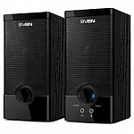 1467636 SVEN SPS-603 черный {USB-порт ПК, ноутбука или адаптер 5V DC}