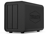 Система хранения данных TerraMaster D2-320 DAS tower/JBOD,RAID0,1/up to 2 SATA(3,5' or 2,5')/1xUSB3.1 Type-C gen2/1xPS/1YW (существенное повреждение к