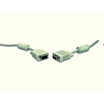 117335 Gembird/Cablexpert CC-PPVGA-20M,Кабель VGA Premium , 15M/15M, 20м,серый, тройной экран,феррит.кольца