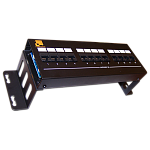 LAN-PPF12U5E/W Патч-панель LANMASTER настенная с фронтальным монтажом 12 портов, UTP, кат.5E