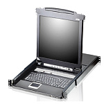 11028085 8-портовый KVM-переключатель с ЖК-дисплеем Slideaway/ SINGLE RAIL 8P PS/2-USB LCDKVMP 19INCH