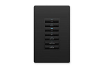117882 7-кнопочная клавиатура Metreau [FG5793-03-BL] AMX [MET-7E-BL], в стиле Decora, черная