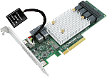 2294700-R Microsemi Adaptec SmartRAID 3154-24I (PCI Express 3.0 x8, LP, MD2), SAS-3 12G, RAID 0,1,10,5,50,6,60, 24port(int6*SFF-8643), 4G