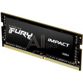 1849479 Kingston DRAM 16GB 2666MHz DDR4 CL15 SODIMM 1Gx8 FURY ImpactK F426S15IB1/16