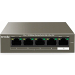 1000790233 TEF1105P-4-38W - это коммутатор Tenda PoE, который имеет 5 портов 10/100 Мбит/с Base-TX RJ45. Передача на расстояние до 250 метров. Комутатор имеет