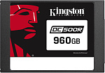 1000515015 Твердотельный накопитель/ Kingston SSD DC500R, 960GB, 2.5" 7mm, SATA3, 3D TLC, R/W 555/525MB/s, IOPs 98 000/20 000, TBW 876, DWPD 0.5 (5 лет)