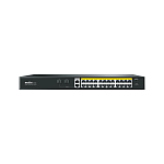 1000800351 Коммутатор NETIS P124GH (L2) 24x100Мбит/с 2x1Гбит/с 1xКомбо(1000BASE-T/SFP) 1SFP 24PoE 24PoE+ 360W н