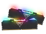 1264677 Модуль памяти PATRIOT Viper RGB Gaming DDR4 Общий объём памяти 16Гб Module capacity 8Гб Количество 2 3600 МГц Множитель частоты шины 16 1.35 В RGB чер
