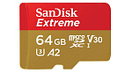 1321862 Карта памяти MICRO SDXC 64GB UHS-I W/A SDSQXA2-064G-GN6GN SANDISK