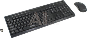 Клавиатура + мышь Оклик 280M клав:черный мышь:черный USB беспроводная Multimedia (337456)