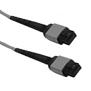 Кабель Fibertrade FT-FC-12-MPOF/APC-MPOF/APC-SM-PB-LowLoss-1.5, Кабель оптический, MPO/APC(female)-MPO/APC(female), 12 волокон, одномодовое SM(OS1/OS2