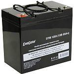 1798517 Exegate EX285667RUS Аккумуляторная батарея DTM 1255 (12V 55Ah, под болт М6)