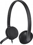 1837435 Наушники с микрофоном Logitech H340 черный 1.8м накладные USB оголовье (981-000475)