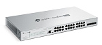 11018419 Коммутатор TP-Link SMB TP-Link S5500-24GP4F Управляемый Omada Pro уровня 2+ с 24 гигабитными портами PoE+ и 4 портами SFP