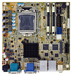 Промышленная материнская плата KINO-DH810, форм-фактор mini-ITX, сокет Intel LGA 1150 для процессоров Core i3/i5/i7), до 16Гб DDR3/DDR3L - 1333/1600,