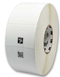76013 Zebra Label, Polyester, 51x32mm; Thermal Transfer, Z-Ultimate 3000T White, Permanent Adhesive, 76mm Core, 10/BOX