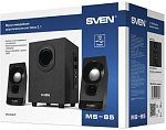 1099074 Колонки Sven MS-85 2.1 черный 10Вт