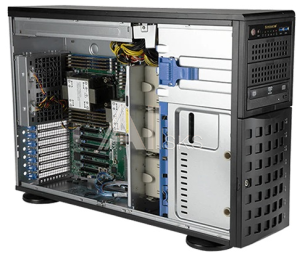 SYS-740P-TR Сервер SUPERMICRO SuperServer 4U 740P-TR noCPU(2)3rd Gen Xeon Scalable/TDP 270W/no DIMM(16)/ SATARAID HDD(8)LFF/6xFH,M2/2x1GbE/2x1200W