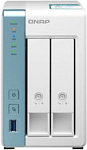 SMB QNAP TS-231K NAS 2 HDD trays. Alpine AL214, 4-core, 1.7GHz, 1 GB RAM, 2xGB Ethernet, USB 3.2x3