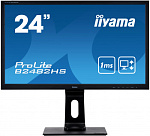 1422188 Монитор Iiyama 24" ProLite B2482HS-B5 черный TN LED 16:9 DVI HDMI M/M матовая HAS Pivot 250cd 170гр/160гр 1920x1080 D-Sub FHD 5.1кг