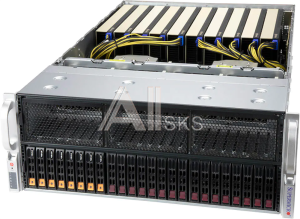 SYS-420GP-TNR Сервер SUPERMICRO SuperServer 4U 420GP-TNR noCPU(2)3rd Gen Xeon Scalable/TDP 270W/no DIMM(32)/ SATARAID HDD(16)SFF/2x1GbE/4x2000W