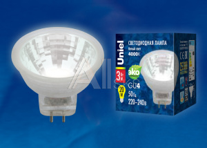 UL-00001703 LED-MR11-3W/NW/GU4/220V GLZ21TR