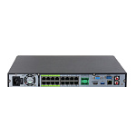 11025730 DAHUA DHI-NVR5216-16P-XI 16-канальный IP-видеорегистратор с PoE, 4K, H.265+, видеоаналитика, входящий поток до 384Мбит/с, 2 SATA III до 20Тбайт