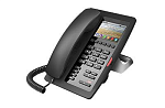 Fanvil H5 Black Hotel phone, HD voice, 1 SIP Lines, 6 Programmable Keys, 1 USB port for charging, 3.5" Color Screen, PoE Support, PSU