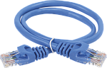 1000434100 Коммутационный шнур (патч-корд), кат.5Е UTP, 5м, синий
