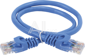 1000434100 Коммутационный шнур (патч-корд), кат.5Е UTP, 5м, синий