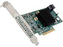 LSI00419 Broadcom/LSI 9341-4I (05-26105-00) (PCI-E 3.0 x8, LP) SGL SAS 12G, RAID 0,1,10,5, 4port (1*intSFF8643), каб.отдельно (аналог LSI00199/L5-25091-05), 1