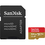 1256799 Карта памяти MICRO SDXC 64GB UHS-3 W/A SDSQXA2-064G-GN6AA SANDISK