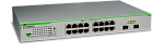 AT-GS950/16-50 Allied Telesis 16x10/100/1000TX WebSmart switch + 2xSFP (VLAN group, Port Trunking, Port Mirroring, QoS) rackmount hardware included