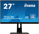 1104562 Монитор Iiyama 27" XUB2792UHSU-B1 черный IPS LED 4ms 16:9 DVI HDMI M/M матовая HAS Pivot 1000:1 300cd 178гр/178гр 3840x2160 DisplayPort Ultra HD USB 6