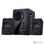 Ginzzu GM-406 2.1 с Bluetooth, выходная мощность 20Вт + 2х10Вт, аудиоплеер USB-flash, SD-card, FM-радио, пульт ДУ - 21 кнопка, стерео вход (2RCA), экв