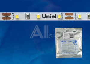 UL-00000876 ULS-2835-60LED/m-8mm-IP20-DC12V-6W/m-5M-W катушка в герметичной упаковке