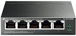 1000586317 Коммутатор/ Easy Smart Gigabit 5-port switch with 4 PoE + ports, metal case, desktop installation, PoE budget-65W, 802.1 q VLAN support